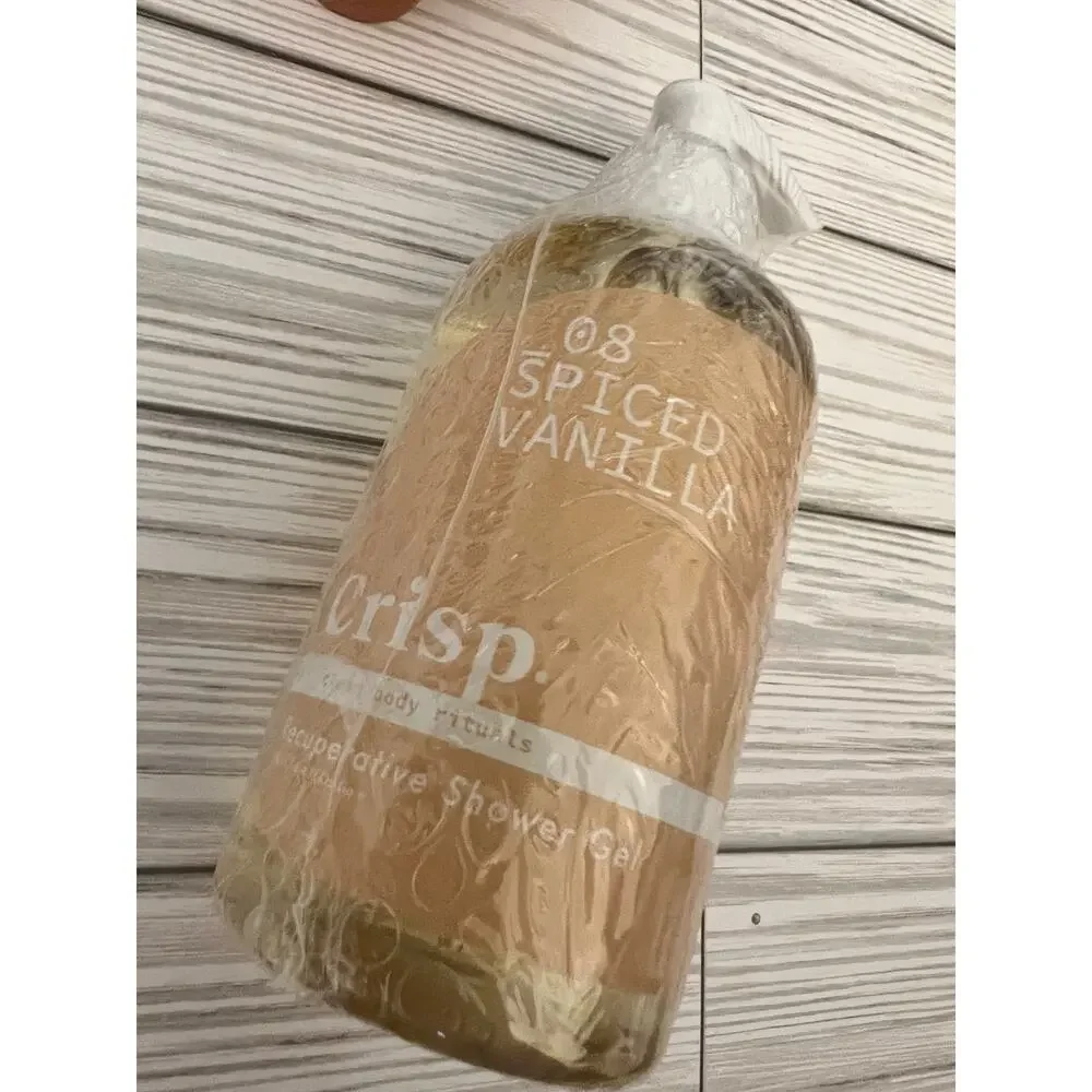 NEW Crisp 08 Spiced Vanilla Recuperative Shower Gel and Body Lotion Gift Set